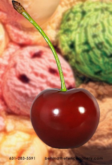 Single Cherry Statue - Click Image to Close