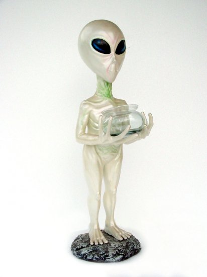 Alien Candy Pot with Bowl 3ft. - Click Image to Close