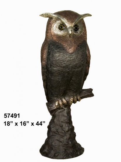 Bronze Owl - Click Image to Close