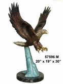 Bronze Flying Eagle with Color