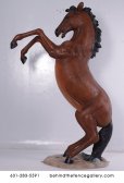 REARING CHESTNUT HORSE 8.5 FT. STATUE