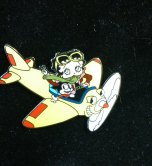 Betty Boop "Smiling Plane" Pin
