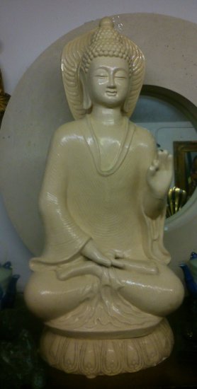 Porcelain Buddha Statue - Click Image to Close
