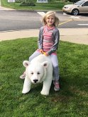 Baby Polar Bear Statue