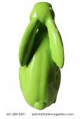 Green Pop Art Life Size Rabbit Statue