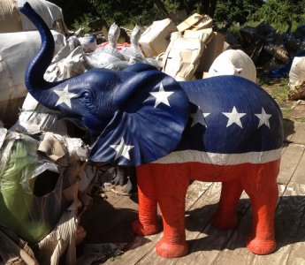 Republican Elephant Statue
