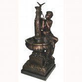 Bronze Lady with Fountain