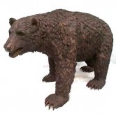 Bronze Walking Bear