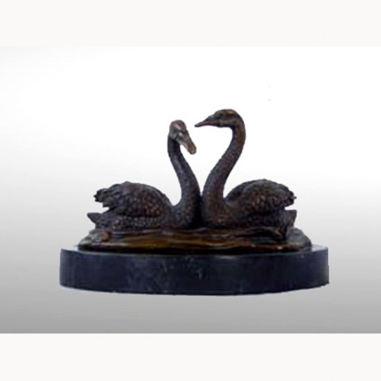 Bronze Swans - Click Image to Close