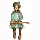 Bronze Girl with Violin