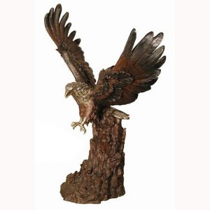 Bronze Eagle on Tree