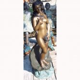 Bronze Nude Girl with Shell