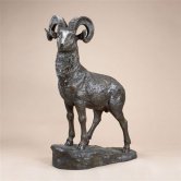Bronze Goat with Horn