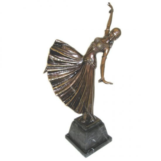 Bronze Fantasia Statue - Click Image to Close