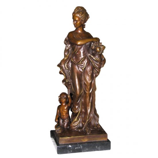 Bronze Woman with Child - Click Image to Close