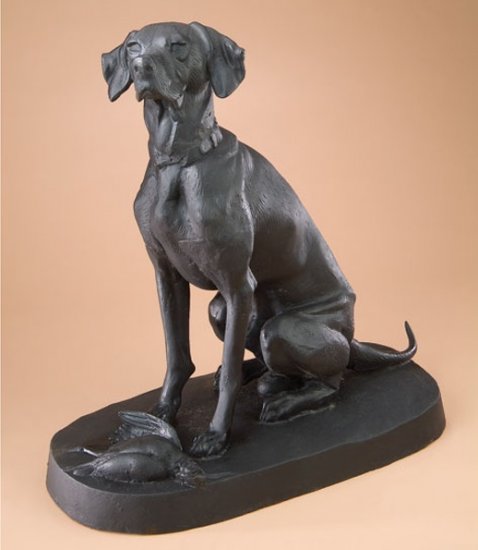 Cast Iron Hunting Dog - Click Image to Close