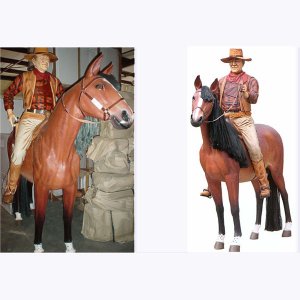 John Wayne on the Horse