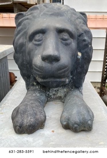 Liquidation English Classical Watching Lion Gate Guard Bronze - Click Image to Close