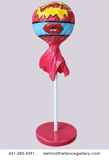 Pop Art Wrapped Lollipop Type 1 - Click Image to Close
