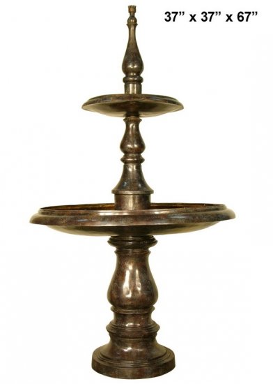 Classic Tiered Fountain - Plain Design 67" - Click Image to Close