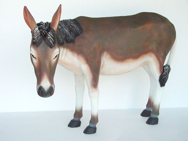 Donkey Statue 3 ft. - Click Image to Close