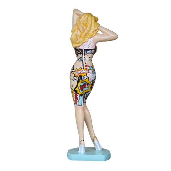 Pop Lady Statue - Click Image to Close