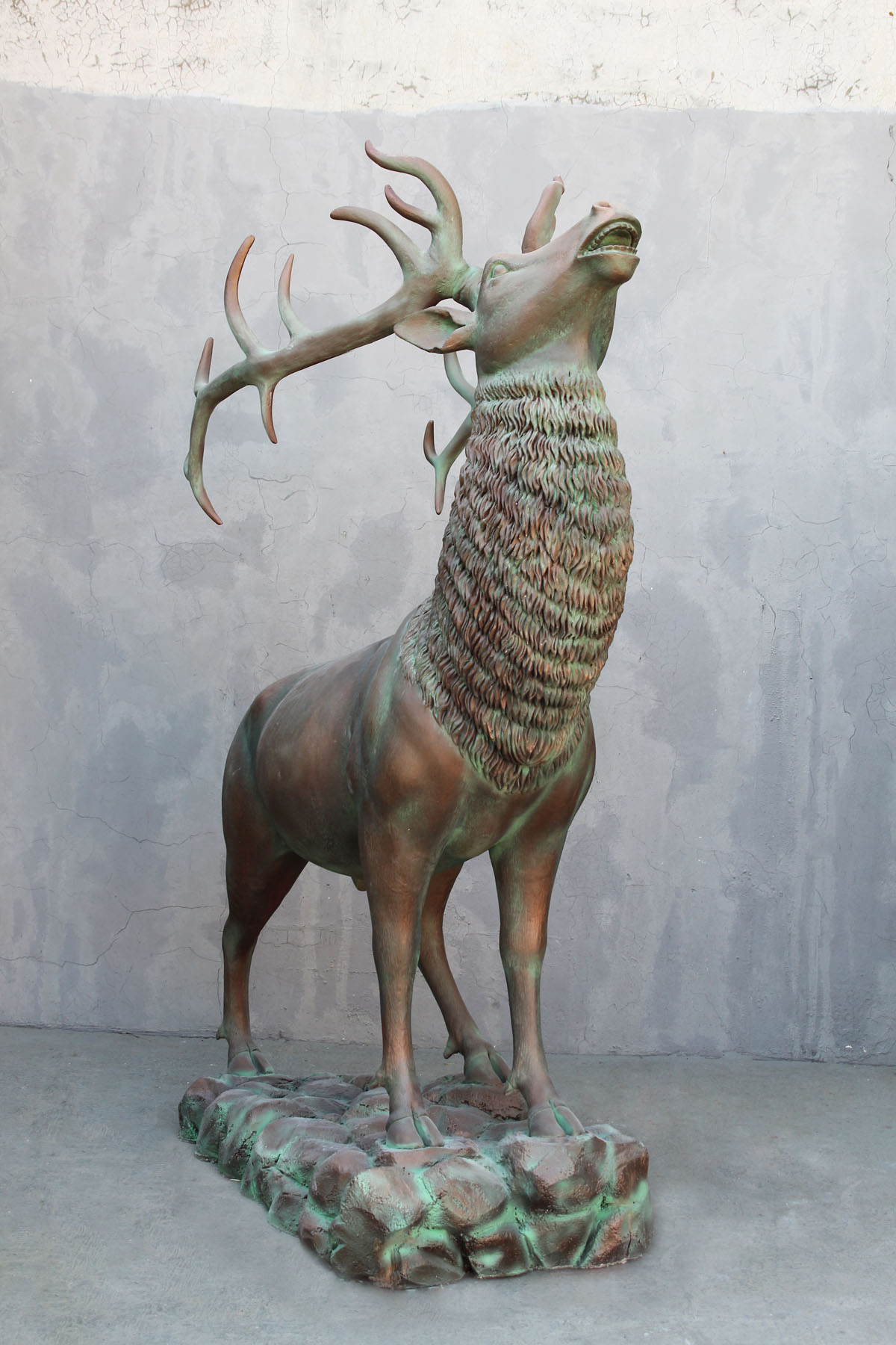 Life Size Elk Statue Elk [3458Y] 1,749.99 Custom Bronze FIberglass