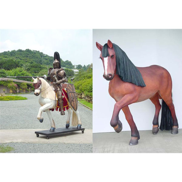 Bronze Horse with Marble Base - Click Image to Close