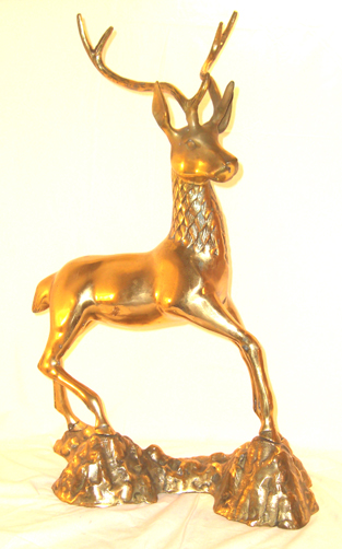 Brass Deer - Click Image to Close