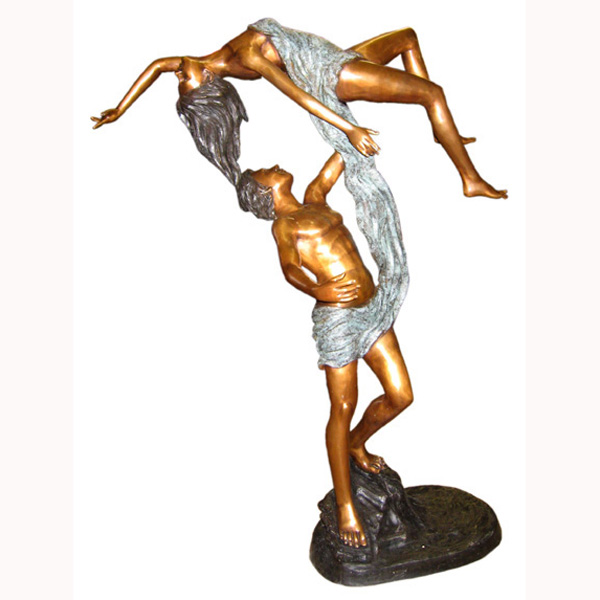 Bronze Dancers Man Lifting Lady