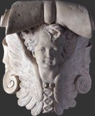 Angel Wall Bracket Roman Stone Finish / Fiberglass