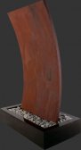 Curved Fountain - Rusty / Fiberglass