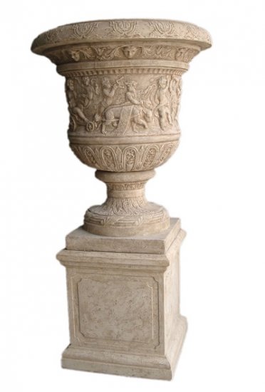 Versailles Urn on Base - Click Image to Close