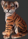 Tiger Cub - Sitting / Fiberglass