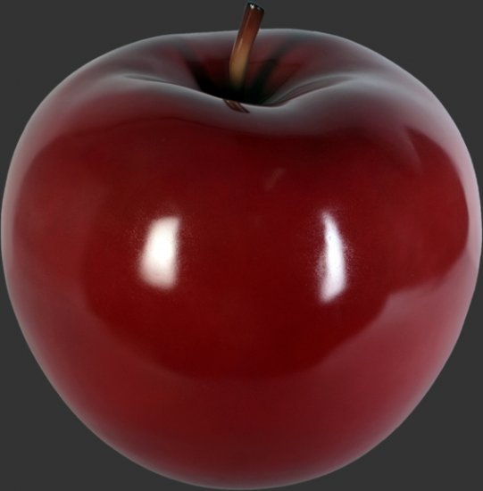Apple 7 inches H Fiberglass - Click Image to Close