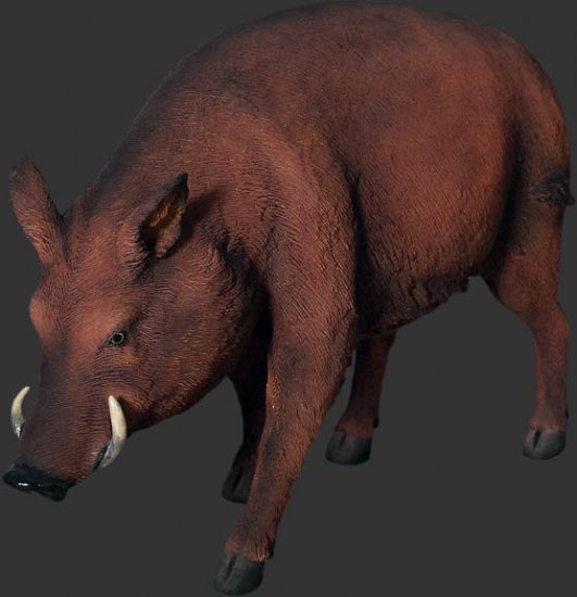 Fiberglass Wild Boar - Click Image to Close