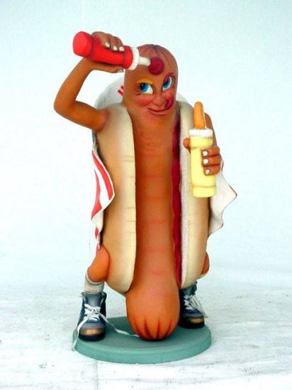 Hot Dog Man 3 Ft. - Click Image to Close