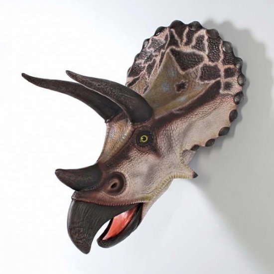 Triceratops Wall Trophy - Click Image to Close