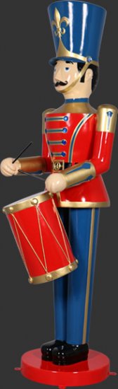 Nutcracker with Drum 9ft - Click Image to Close