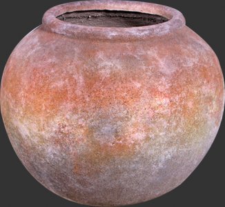 Ancient Jar in Concrete Finish