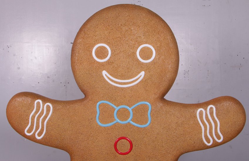 Gingerbread Man 6ft. - Click Image to Close