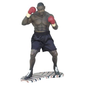 Boxer Life Sized Fiberglass Statue