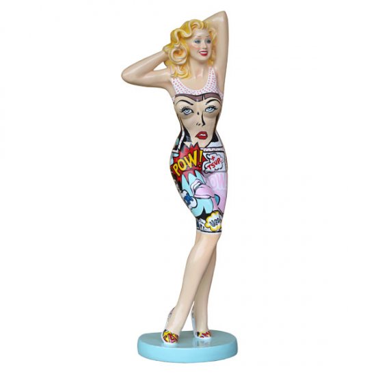 Pop Lady Statue - Click Image to Close