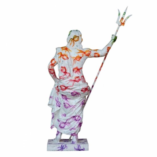 Popart Poseidon Statue - Click Image to Close