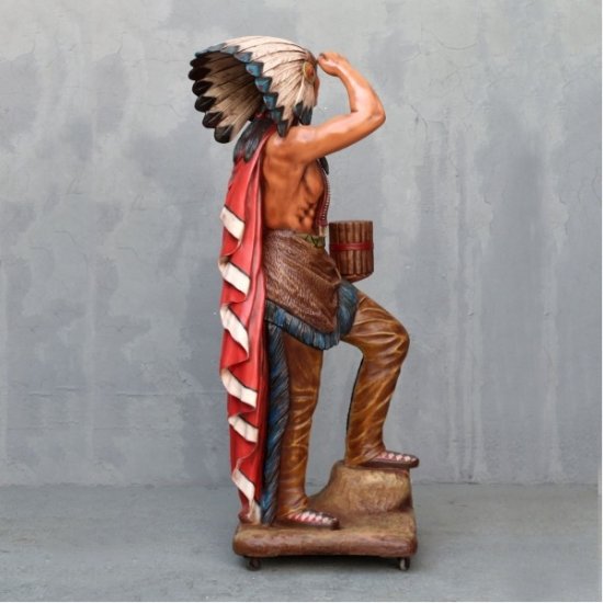 Tobacco Store Indian 6' Tall - Click Image to Close