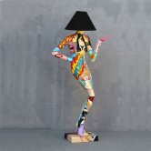 Lady Lamp Pop-Art 6ft