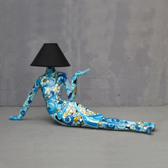 Lady Lamp Lying - Click Image to Close