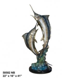 Bronze Twin Sword Fish