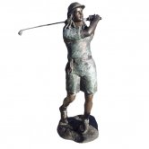 Bronze Golf Player