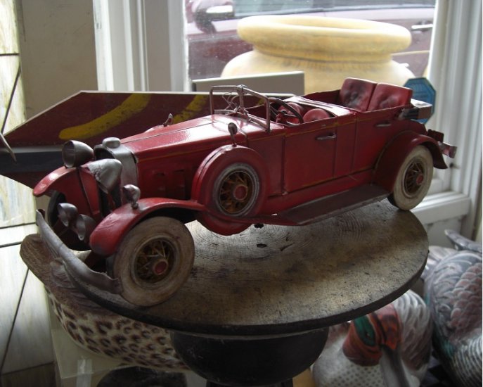 Antique Tin Car - Click Image to Close